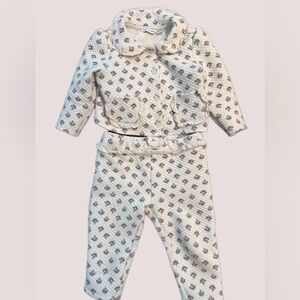 Janie and Jack 12-18 month quilted Floral Baby Outfit